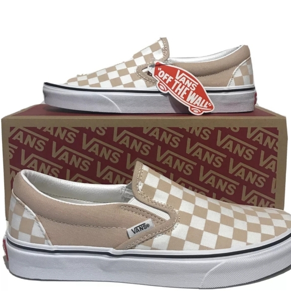 Vans Other - FIRM Vans Classic Slip On Checkerboard Unisex Size 9M/11W Frappe Casual